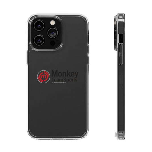 Monkey Team Sports Clear iPhone Case
