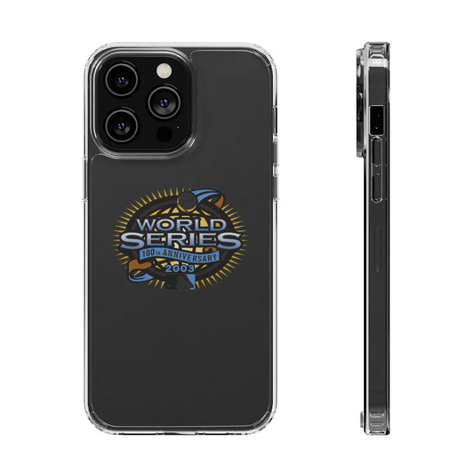 MLB World Series 2003 Clear iPhone Case